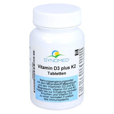 Vitamin D3 plus K2 Tabletten