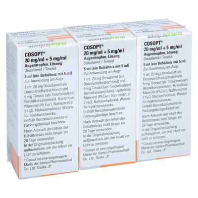 Cosopt 20 mg/ml + 5 mg/ml Augentropfen