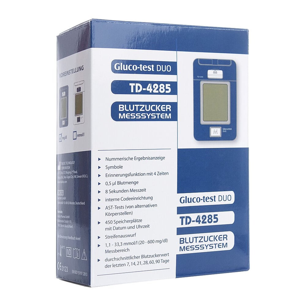 Gluco-test DUO Starterset mg/dl