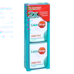 Lactostop 5.500 FCC Tabletten Klickspender Doppelpack