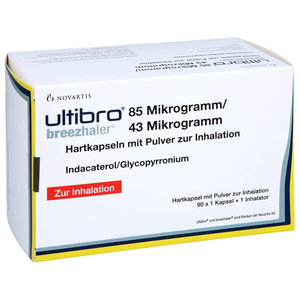 Ultibro Breezhaler 85/43ug