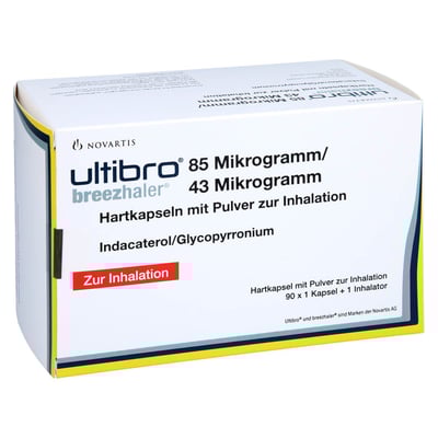 Ultibro Breezhaler 85/43ug