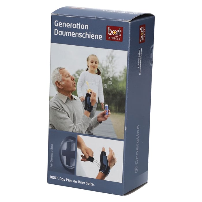 Bort Generation Daumenschiene rechts S blau