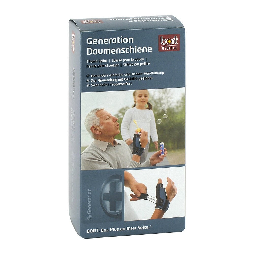 Bort Generation Daumenschiene rechts M blau