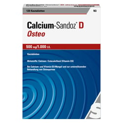 Calcium-Sandoz D Osteo 500 mg/1000 I.E.
