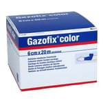 Gazofix color kohäsive Fixierbinde blau 20m x 6 cm