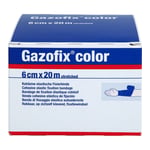 Gazofix color kohäsive Fixierbinde blau 20m x 6 cm