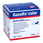 Gazofix color kohäsive Fixierbinde blau 20m x 8 cm