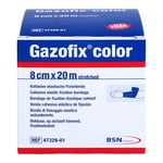 Gazofix color kohäsive Fixierbinde blau 20m x 8 cm