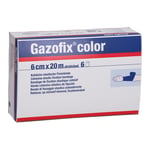 Gazofix color kohäsive Fixierbinde blau 20m x 6 cm Produktbild 1