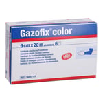 Gazofix color kohäsive Fixierbinde blau 20m x 6 cm