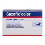 Gazofix color kohäsive Fixierbinde blau 20m x 6 cm Produktbild 2