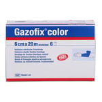 Gazofix color kohäsive Fixierbinde blau 20m x 6 cm