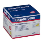 Gazofix color kohäsive Fixierbinde gelb 20m x6 cm
