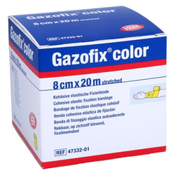 Gazofix color kohäsive Fixierbinde gelb 20m x 8 cm