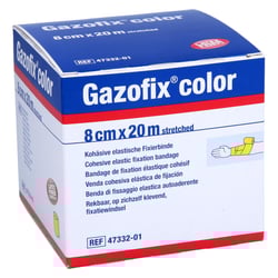 Gazofix color kohäsive Fixierbinde gelb 20m x 8cm