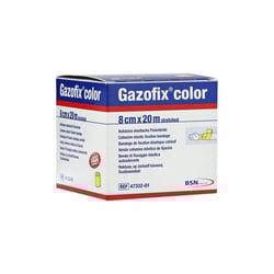 Gazofix color kohäsive Fixierbinde gelb 20m x 8cm