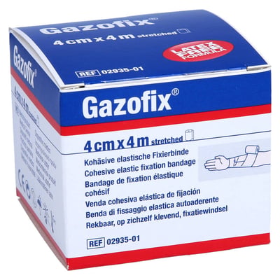 Gazofix kohäsive Fixierbinde 4m x 4 cm