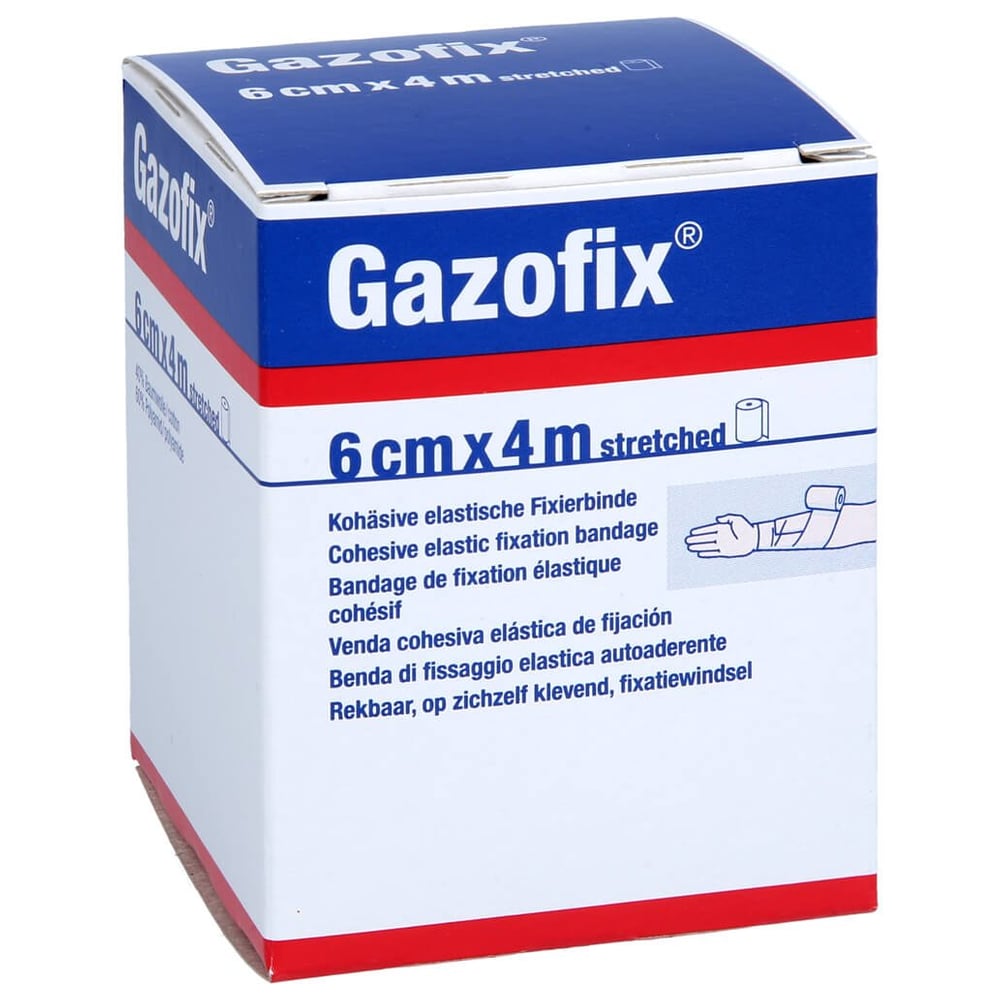 Gazofix kohäsive Fixierbinde 4m x 6cm