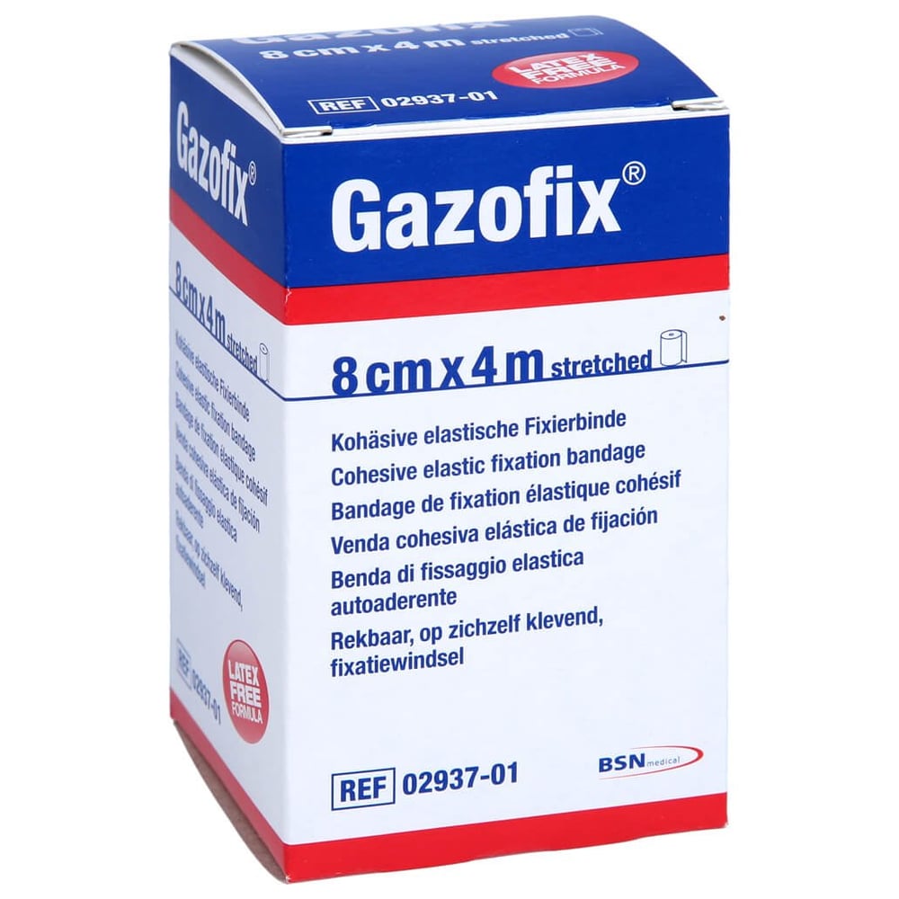 Gazofix kohäsive Fixierbinde 4m x 8cm