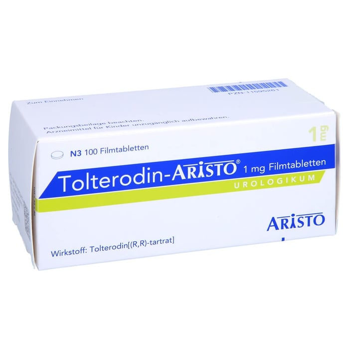 Tolterodin Aristo 1mg Filmtabletten