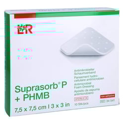 Suprasorb P + PHMB Schaumverband 7.5x7.5 cm