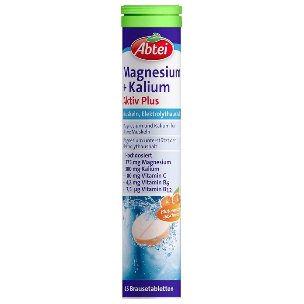 Abtei Magnesium + Kalium (Aktiv Plus) Brause
