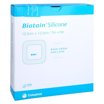 Biatain Silicone Schaumverband 12,5x12,5 cm Produktbild 1
