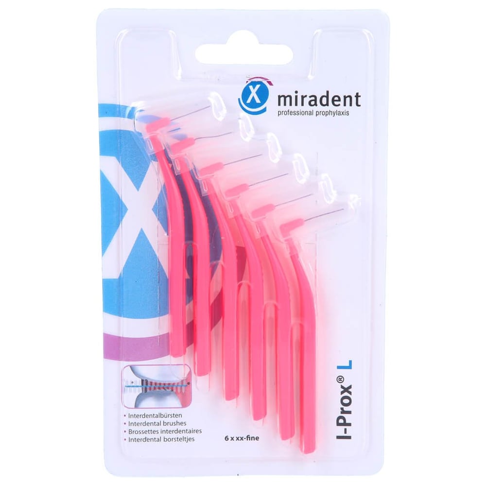 Miradent Interdentalbürste I-Prox L 0,4 mm pink