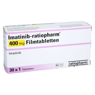 Imatinib-ratiopharm 400 mg Filmtabletten Produktbild 1