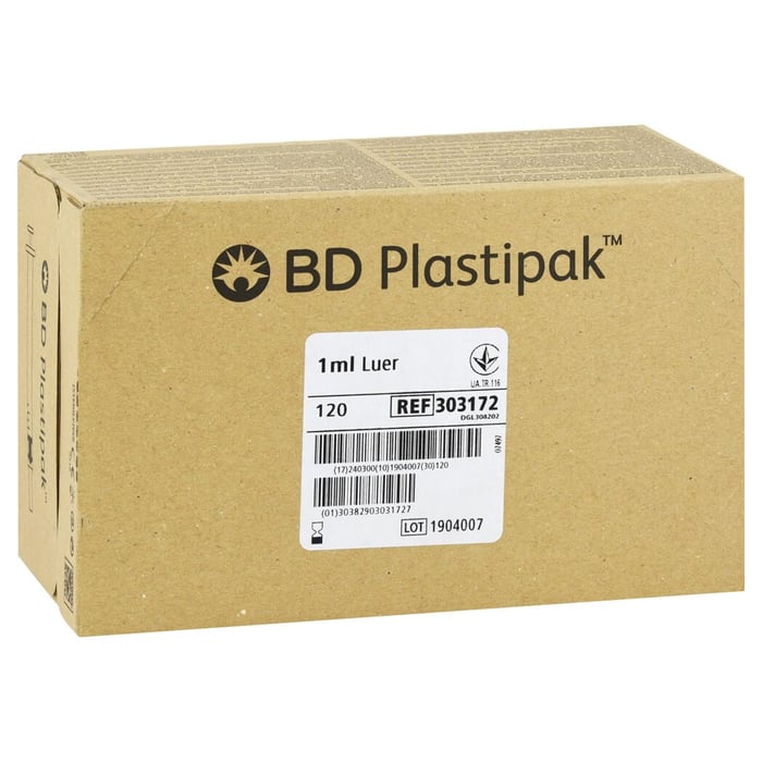 Bd Plastipak Tuberkulinspr.1 ml o.Kanüle
