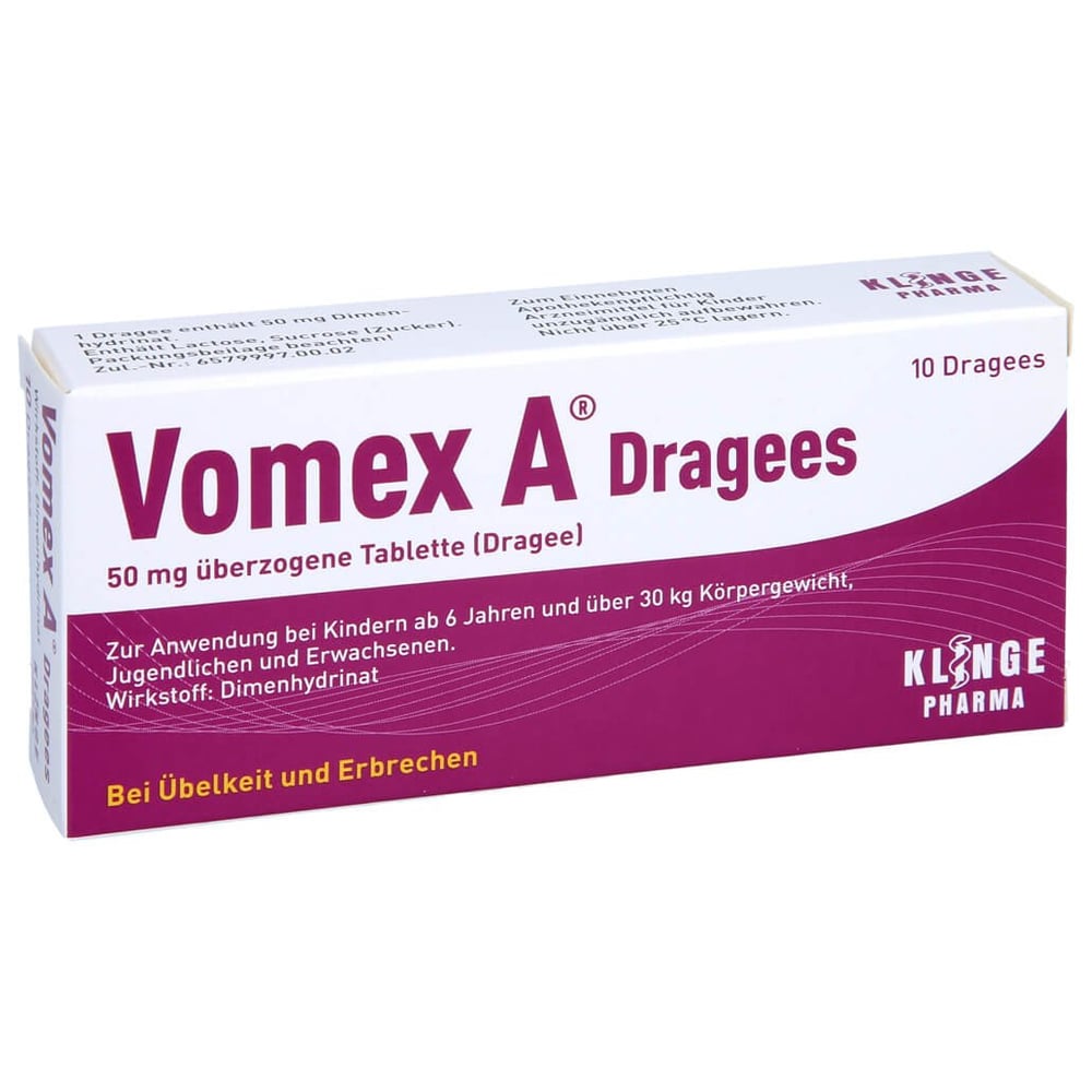 Vomex A Dragees