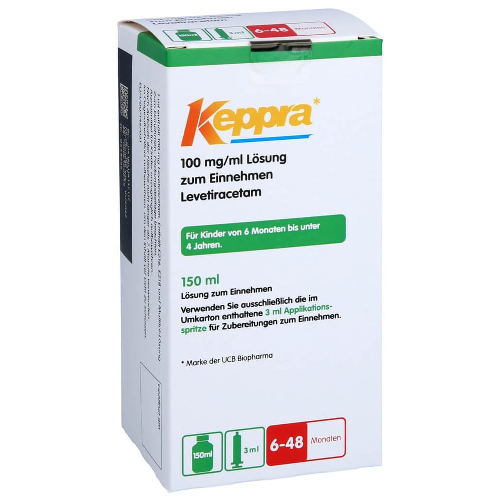 Keppra 100 mg/ml 3 ml Dosierspritze