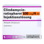 CLINDAMYCIN-ratiopharm 600 mg/4 ml L.Ampullen o. Alk Produktbild 2