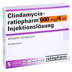CLINDAMYCIN-ratiopharm 600 mg/4 ml L.Amp.o.Alk