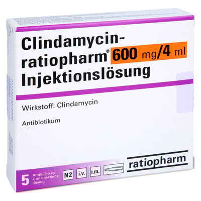 CLINDAMYCIN-ratiopharm 600 mg/4 ml L.Amp.o.Alk