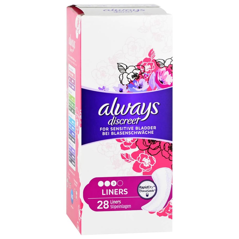 Always discreet Inkontinenz Liner Slipeinlagen