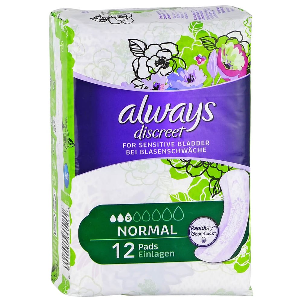 Always Discreet Inkontinenz Binden normal