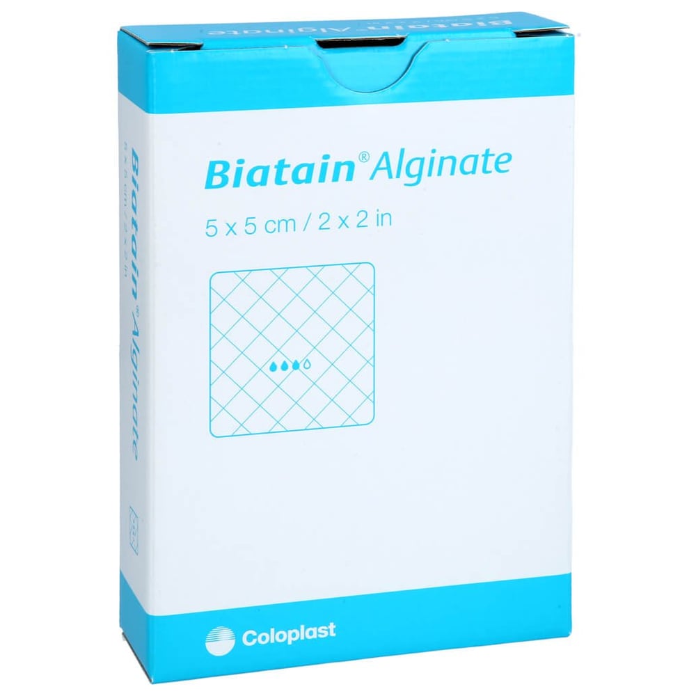 Biatain Alginate Kompressen 5x5 cm