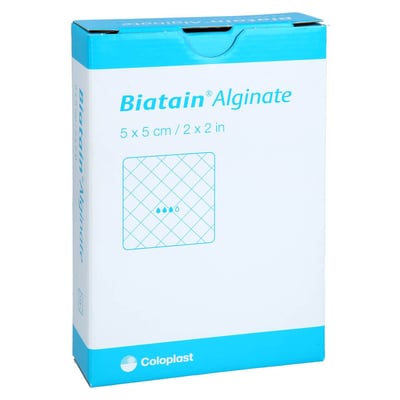 Biatain Alginate Kompressen 5x5 cm