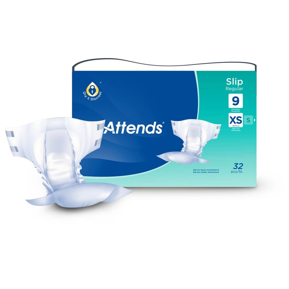 Attends Slip Regular 9 Extra Small