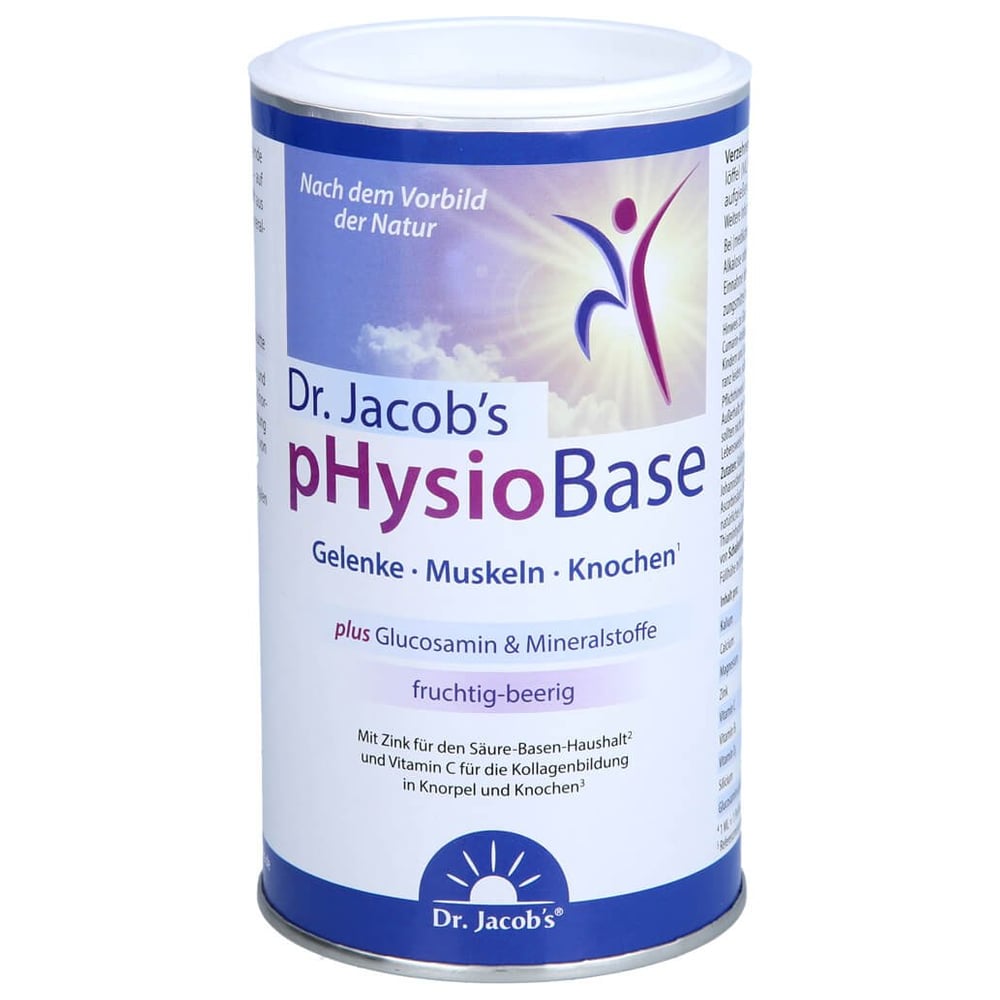 Dr. Jacob's pHysioBase Basen-Citrat-Basenpulver + Glucosamin