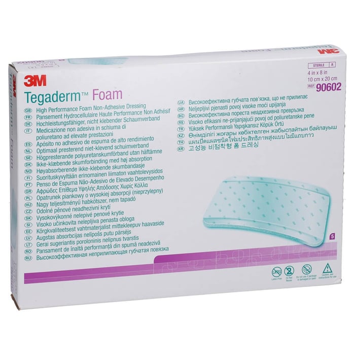 Tegaderm Foam n.klebend 10x20 cm 90602