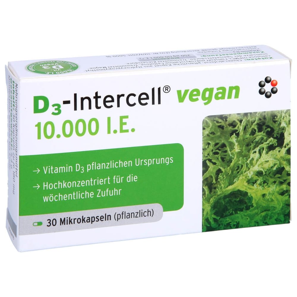 D3-INTERCELL vegan 10.000 I.E. Kapseln