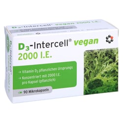 D3-INTERCELL vegan 2.000 I.E. Kapseln