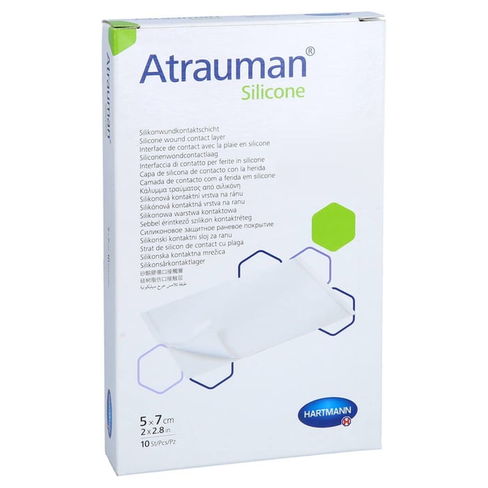 Atrauman Silicone steril 5x7cm