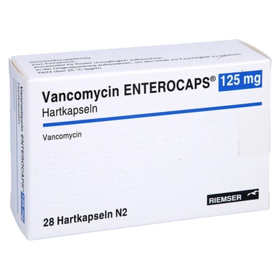 Vancomycin ENTEROCAPS 125 mg Hartkapseln