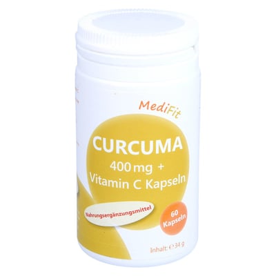 Curcuma 400 mg+vit C Kaps