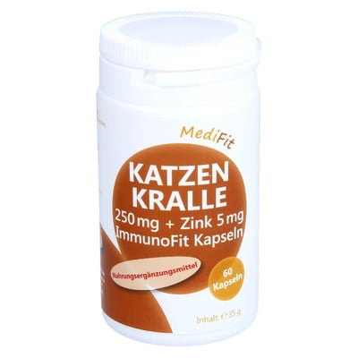 Katzenkralle 250 mg + Zink 5 mg ImmunoFit Kapseln