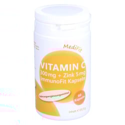 Vitamin C 300 mg + Zink 5 mg ImmunoFit Kapseln